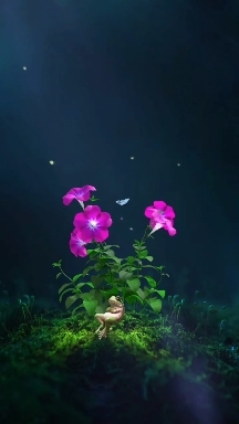 Relaxing frog