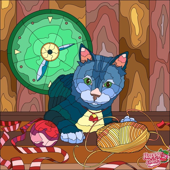 Котик и клубок