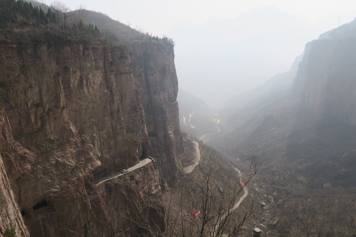 Alpine mountain road