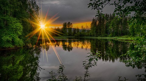 закат