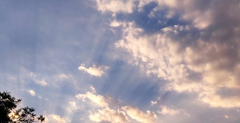 evening sky at chilukuru