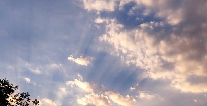 evening sky at chilukuru