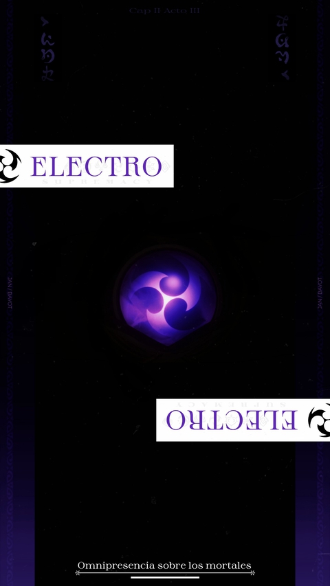 Genshin Impact. Inazuma electro / JAN / BAYOT