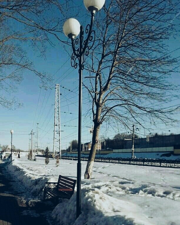 Winter and shine