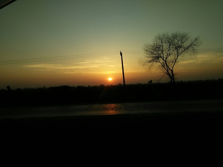 Sun set