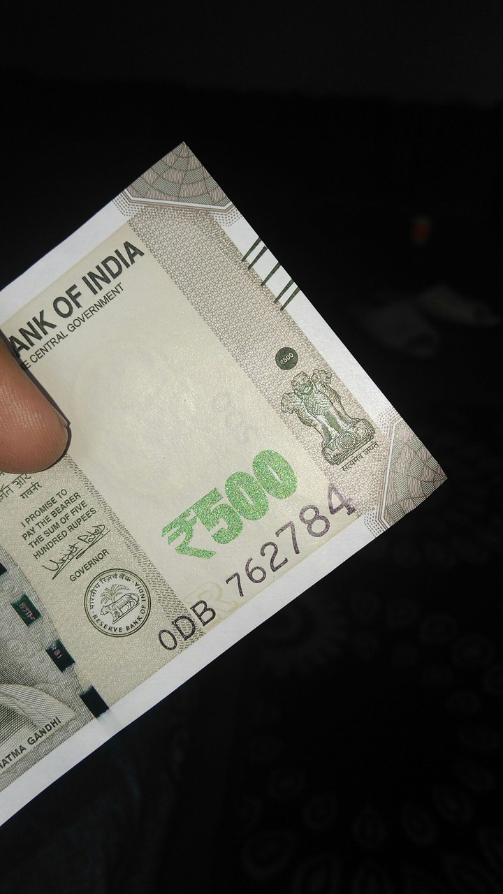 500 rupees note