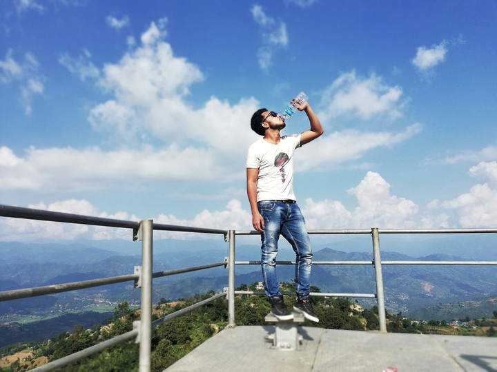 top of the roof