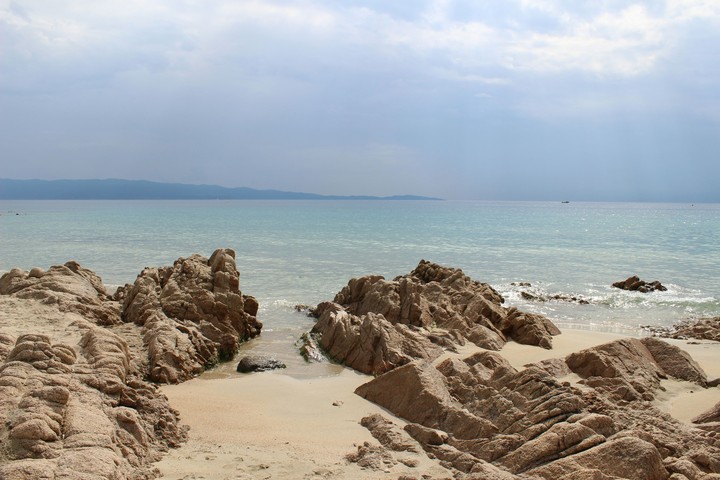 plage d'Ajaccio en Corse  (Beach of Ajaccio in Corsica)