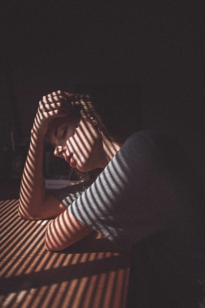 Depressed girl