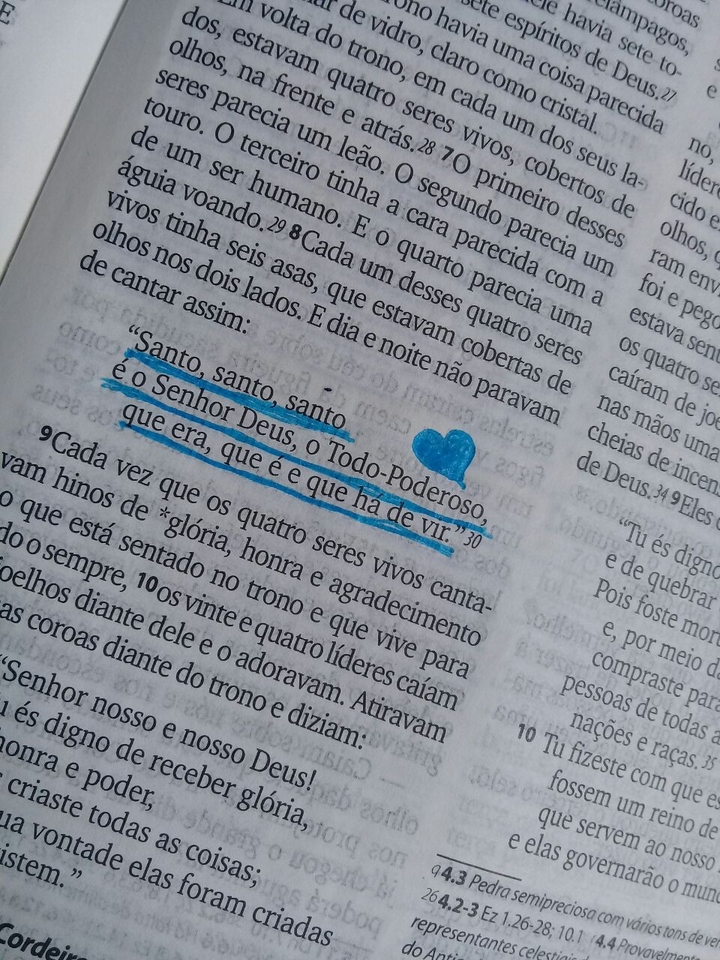 God in first, and the others are second.