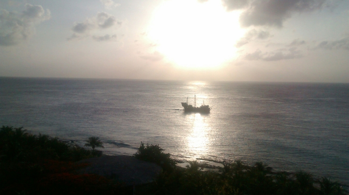 By the ocean
