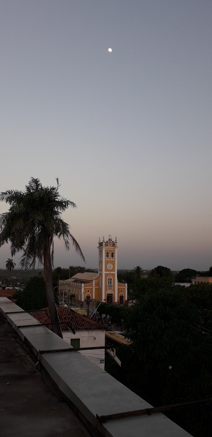 Sunset, Moon and Church - Caucaia