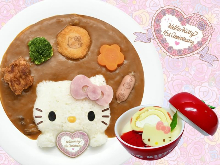 Hello Kitty curry & rice