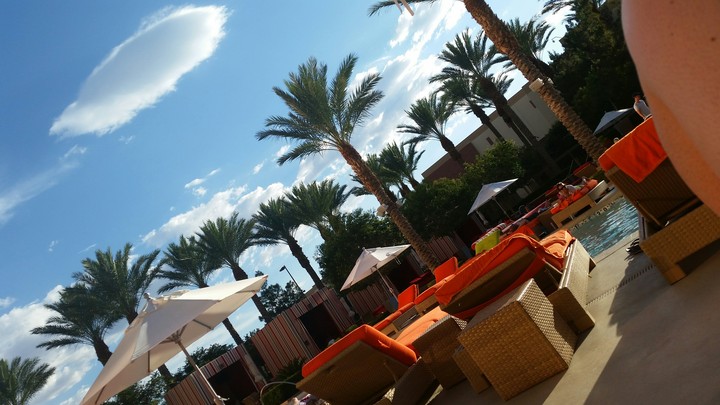 Red Rock poolside