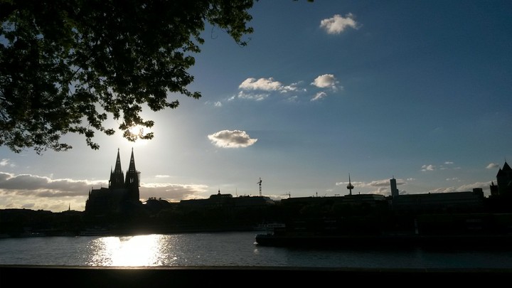 Köln in the evening