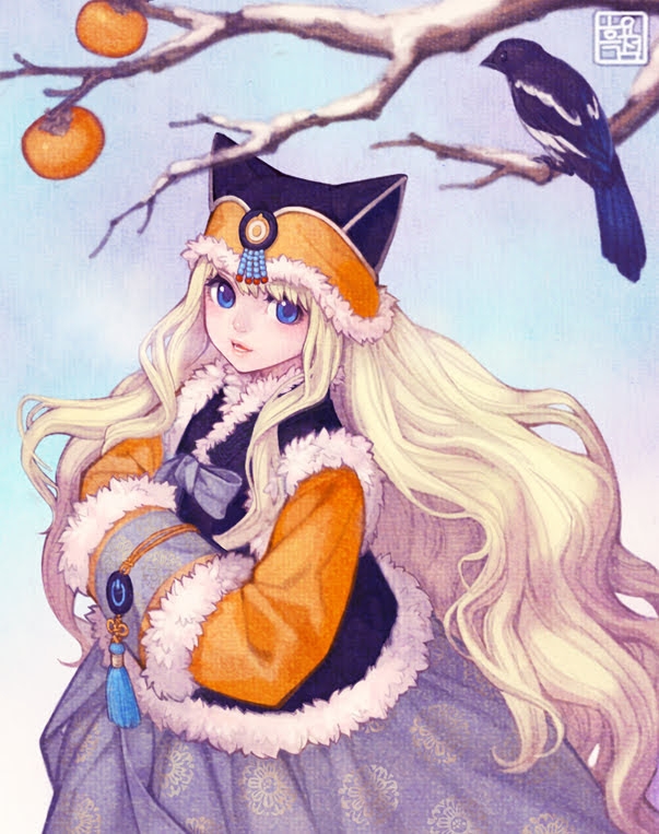 Зимняя кошка Сиу.