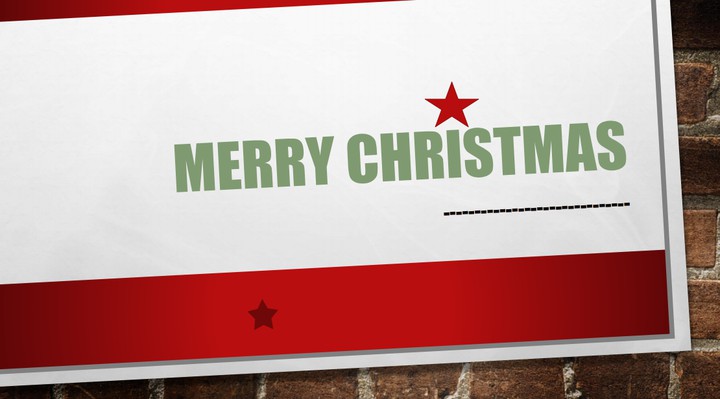 Merry Christmas