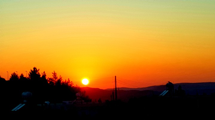 A sunset from my home !!