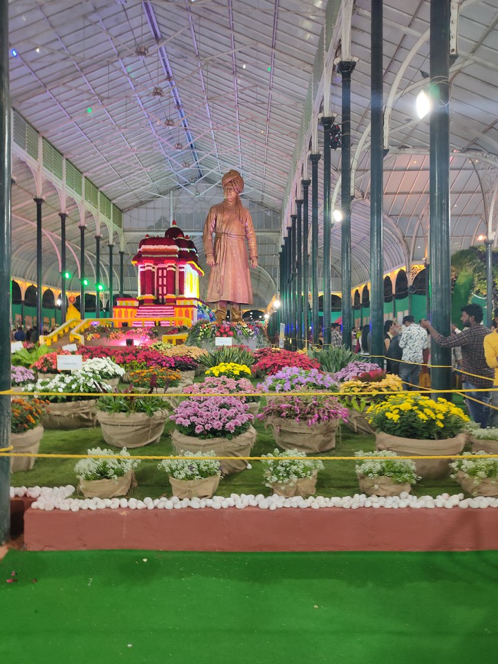 lalbhag flower show 2020 swami Vivekananda birth celebration