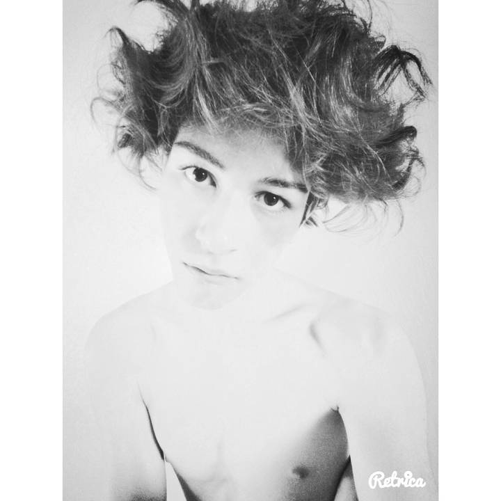 black & white