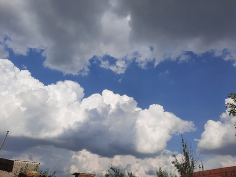 the sky before the storm
