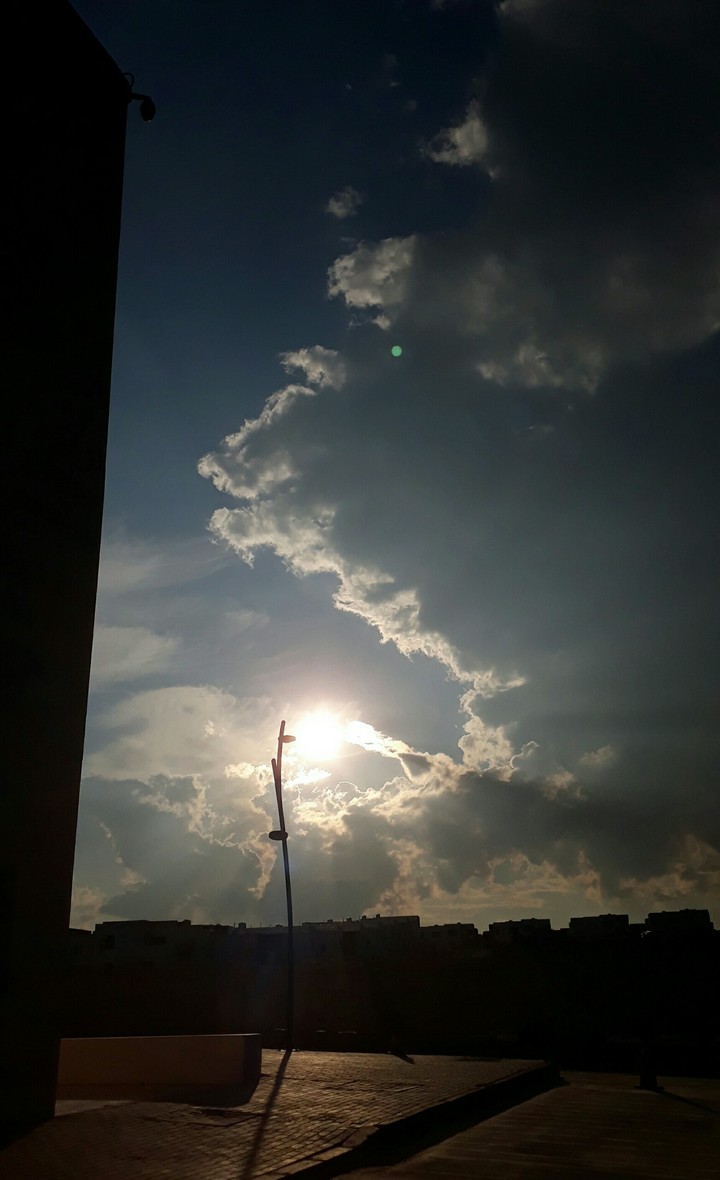 #sky #clouds #sun #white #blue #winter