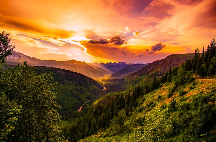 Awesome view of the valley