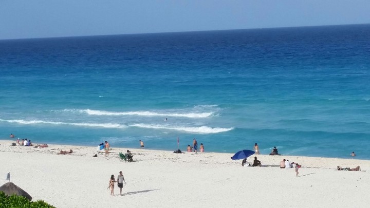the beach