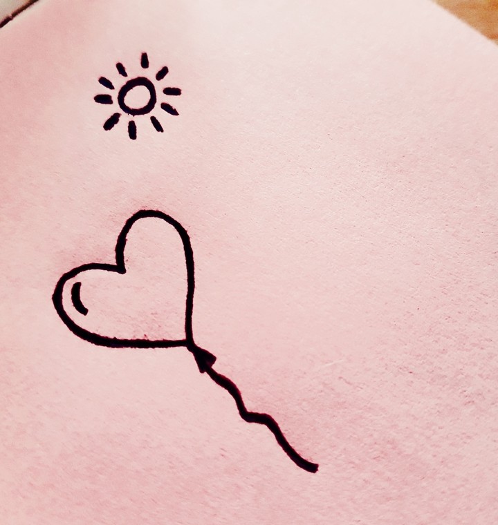 #love #pink #heart #sunny #güneş