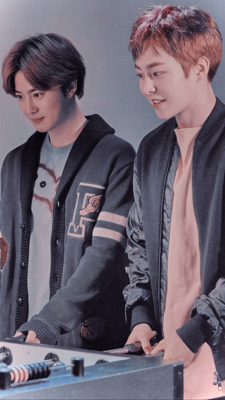 Suho and Xiumin