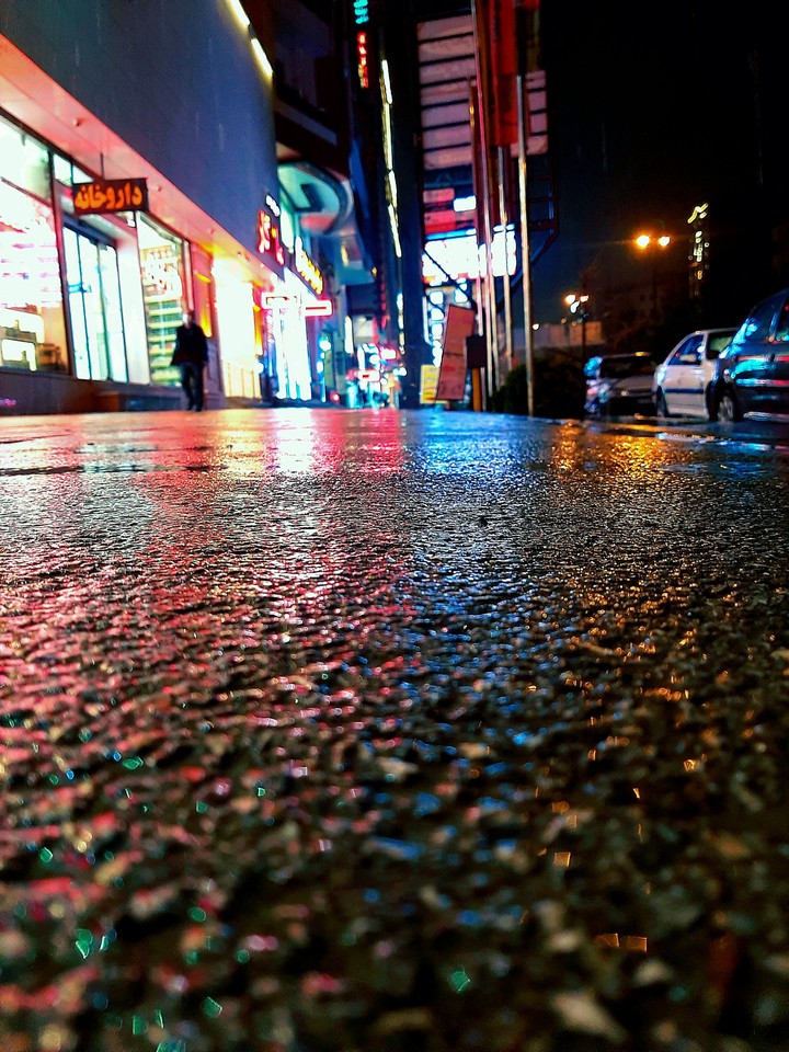 rainy town