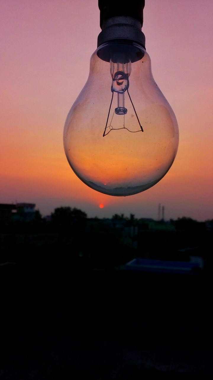 The sunset.