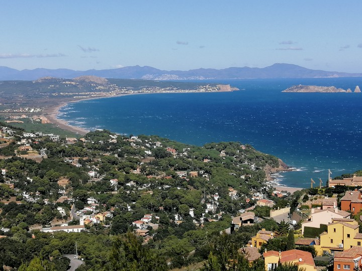 View from Begur Castle