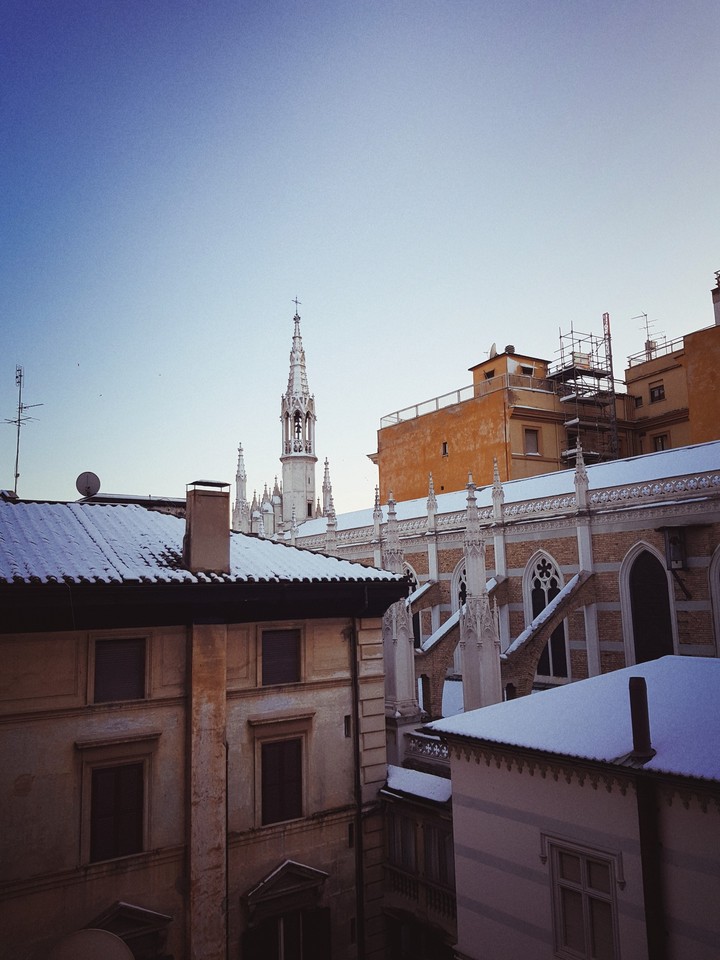 Roma rome winter snow 2018