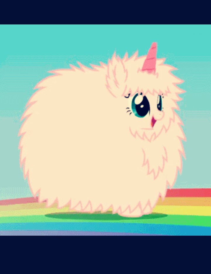 pink fluffy unicorn