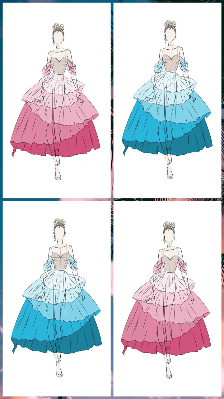 blue or pink