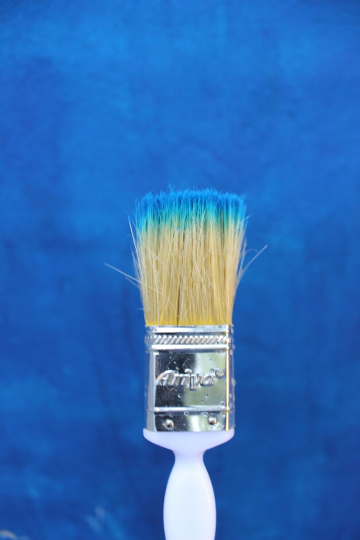 blue brush