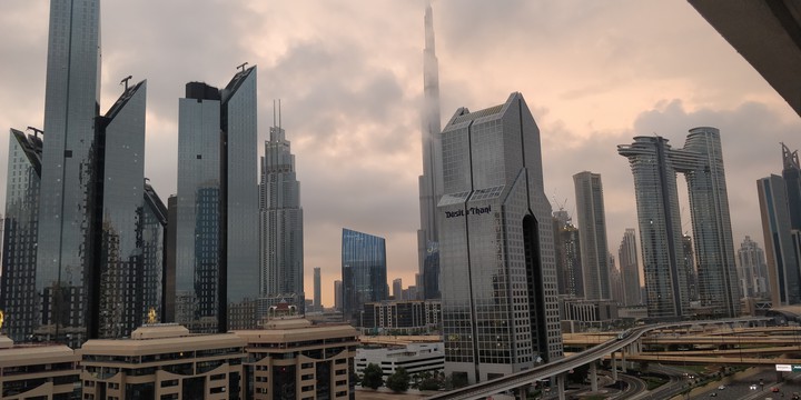 Burj Khalifa Rainy day