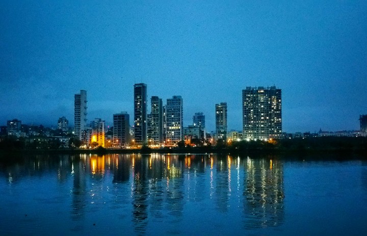 An evening skyline