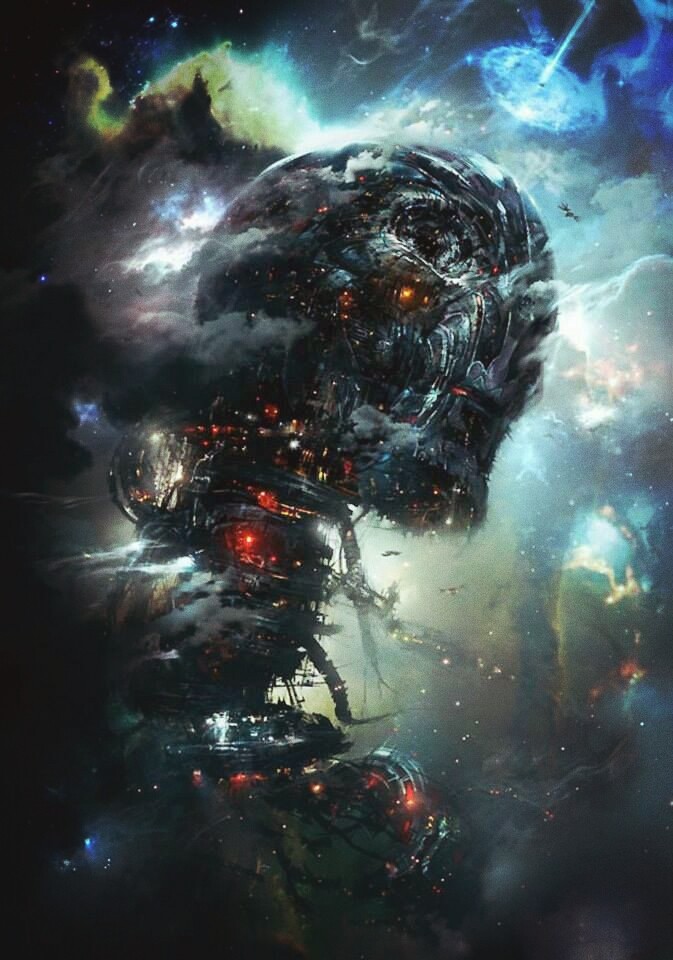 Robot in space