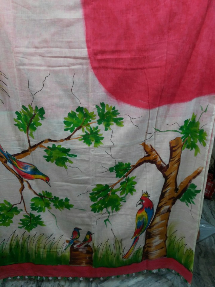 pure khadi hand painting