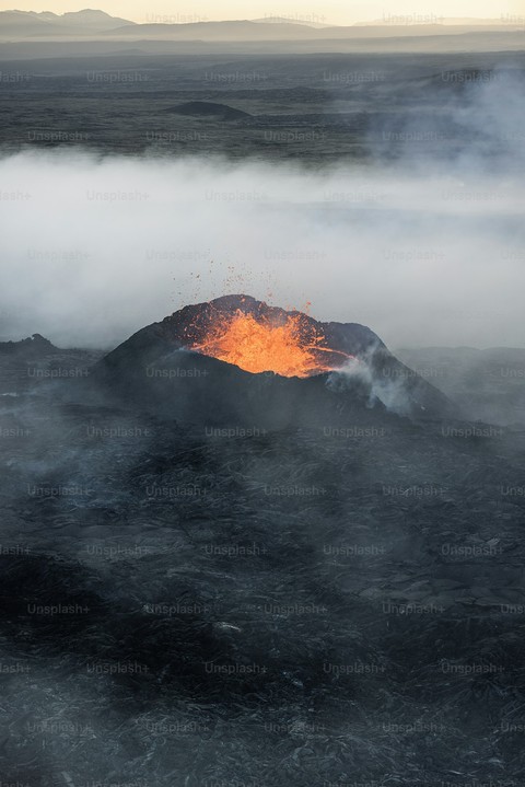 sfondi heat, Volcano