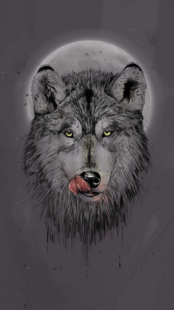 Wolf art
