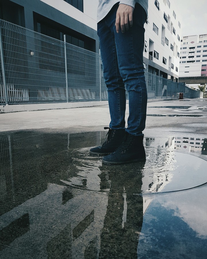 Ripples of water