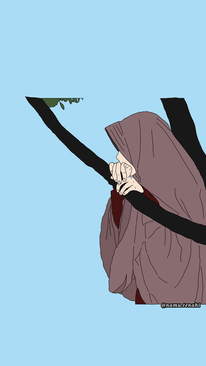 hijab drawing