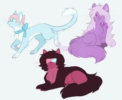 steven universe as cats