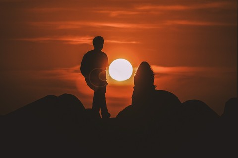 the sunset