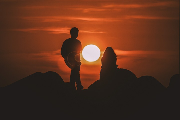 the sunset