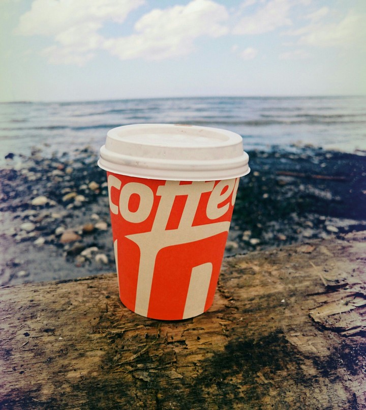 a cup of coffee