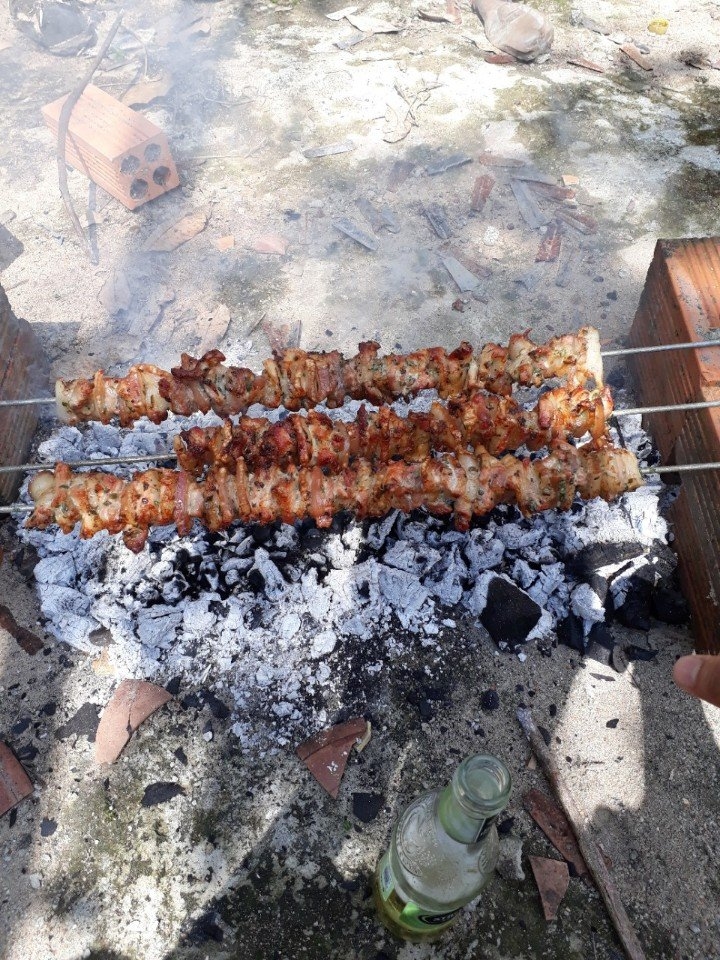 kết thúc một ngày.
